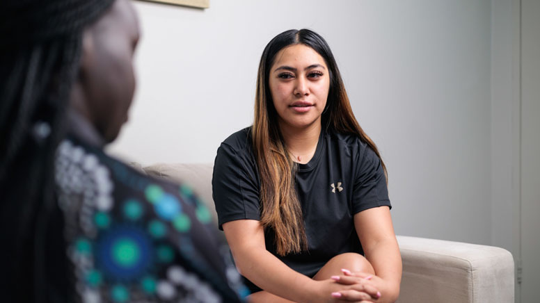 talking the two person