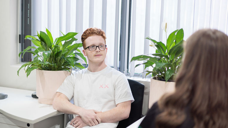 a man with eyeglasses