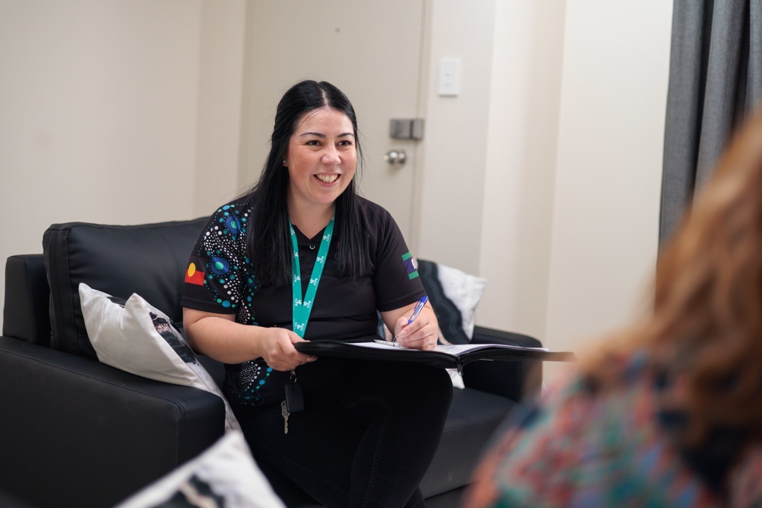 a person who are taking down notes.